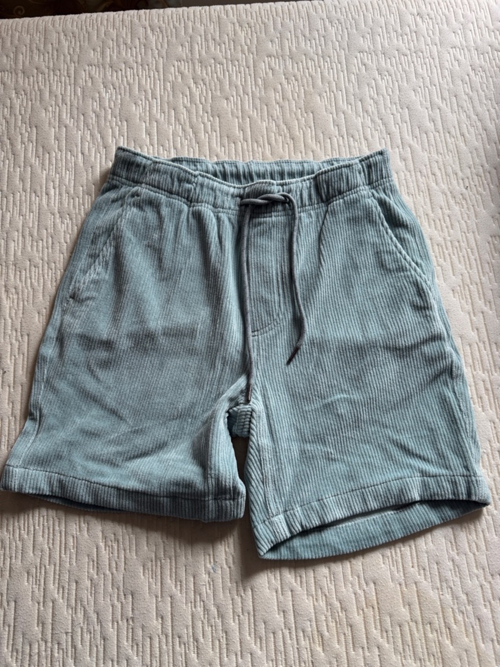 Faherty Kids Corded Drawstring Shorts - Seafoam